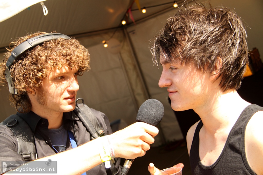 2011-05-05 Interviews voor Deventer Radio - Make It Count, met Daan van Dussen - Bevrijdingsfestival, Zwolle 020